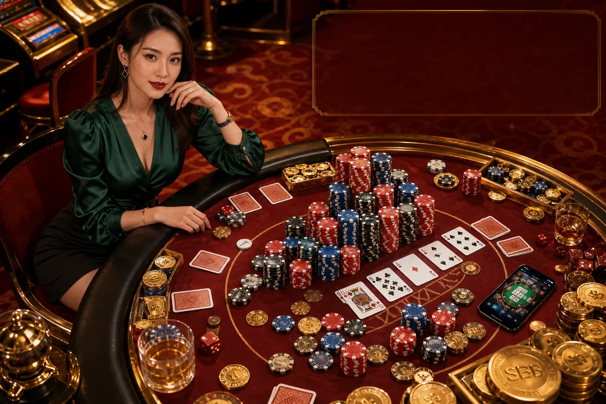q7979 Live Dealer Roulette စားပွဲ